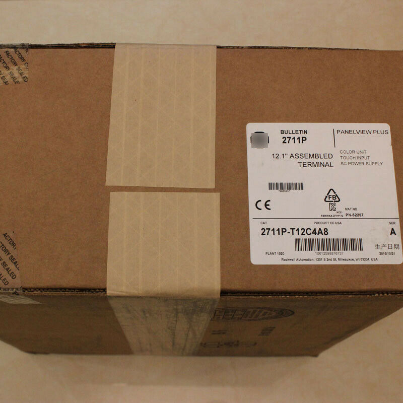 NEW ALLEN BRADLEY PanelView Plus Terminal 2711P-T12C4A8 2711P-T12C4A8