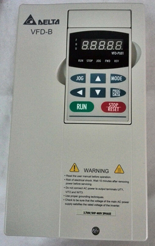 VFD037B43A DELTA VFD Inverter Frequency converter 3.7kw 5HP 3 PHASE 380V 400HZ