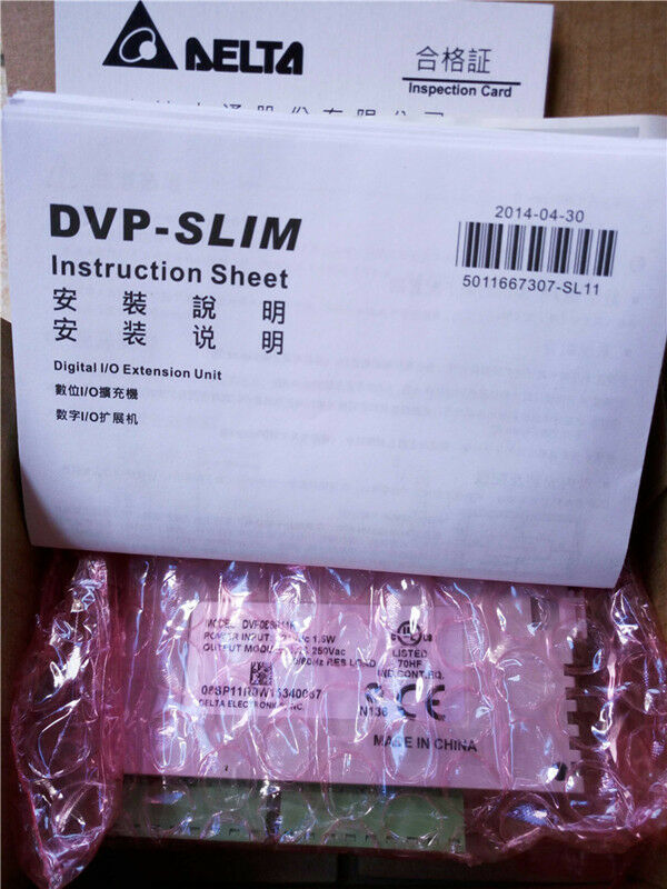 DVP08SP11R Delta S Series PLC Digital Module DI 4 DO 4 Relay new in box