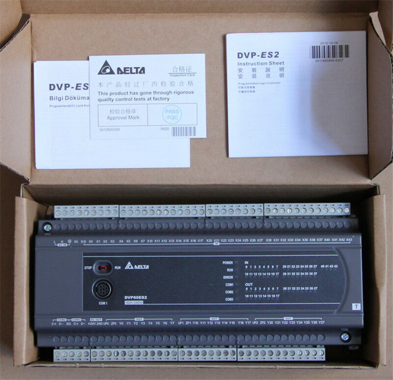 DVP60ES200T Delta ES2 Series Standard PLC DI 36 DO 24 Transistor new in box