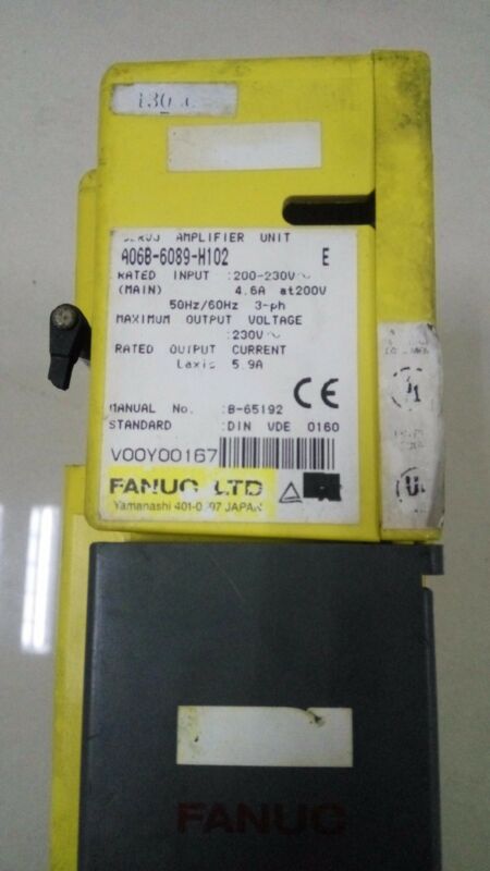 1PC USED FANUC SERVO AMPLIFIER UNIT A06B-6089-H102 A06B6089H102 SHIPPING