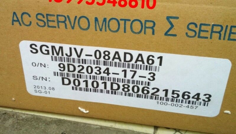 YASKAWA AC SERVO MOTOR SGMJV-08ADA61 NEW EXPEDITED SHIPPING