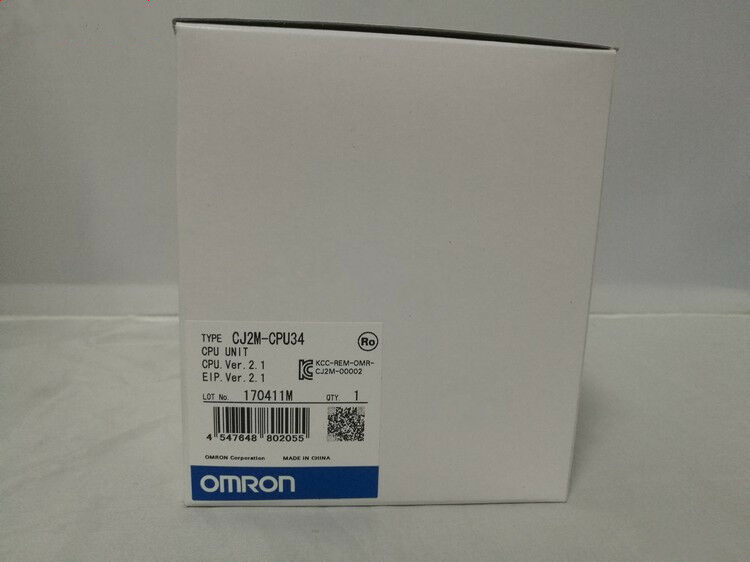 NEW ORIGINAL OMRON CPU UNIT CJ2M-CPU34 CJ2MCPU34 EXPEDITED SHIPPING