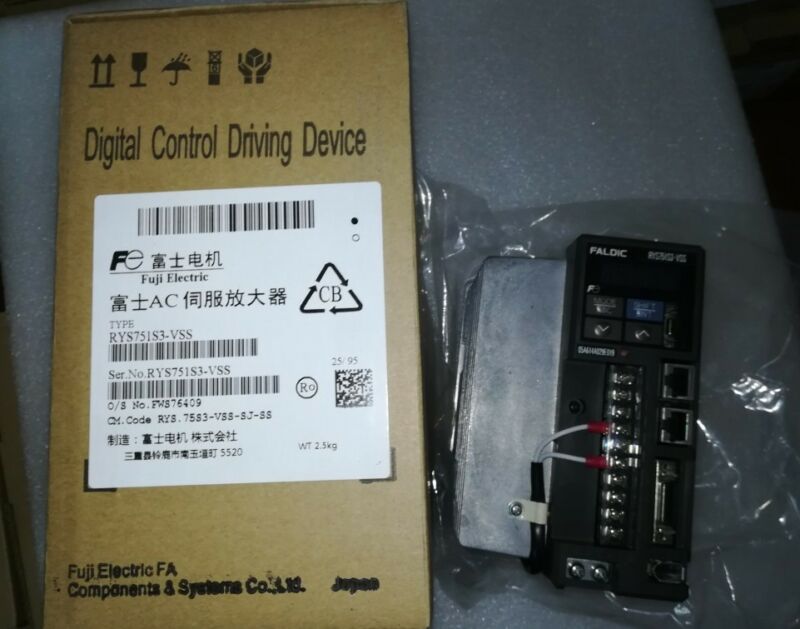 FUJI AC SERVO DRIVER RYS751S3-VSS RYS751S3VSS BRAND NEW EXPEDITED SHIPPING