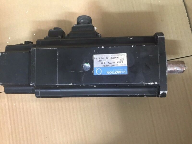 USED SANYO DENKI AC SERVO MOTOR Q2AA10150VCP41 EXPEDITED SHIPPING