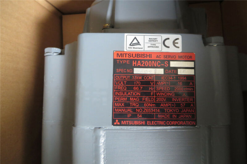 MITSUBISHI AC SERVO MOTOR HA200NC-S NEW ORIGINAL EXPEDITED SHIPPING