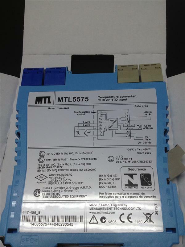 1PC MTL TEMPERATURE CONVERTER MTL5575 NEW ORIGINAL EXPEDITED SHIPPING