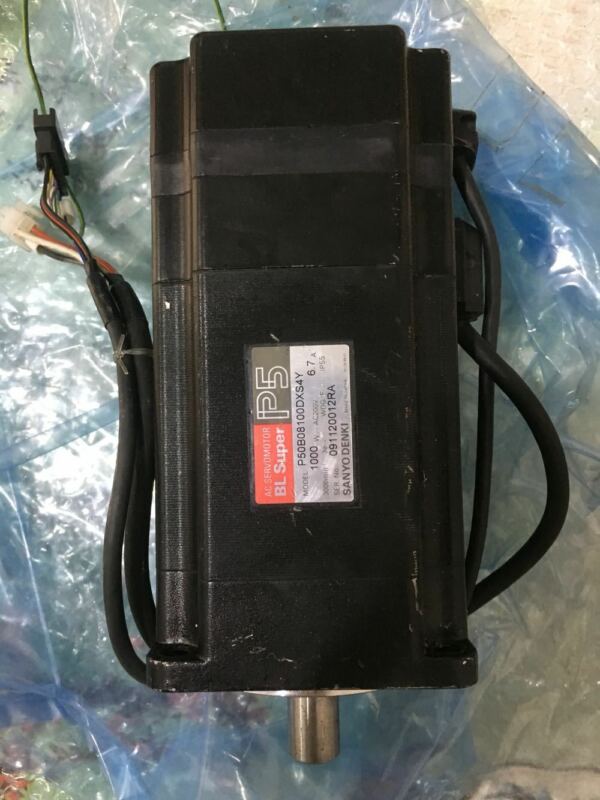 USED SANYO DENKI AC SERVO MOTOR P50B08100DXS4Y EXPEDITED SHIPPING