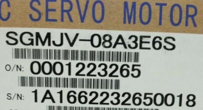 YASKAWA AC SERVO MOTOR SGMJV-08A3E6S NEW EXPEDITED SHIPPING