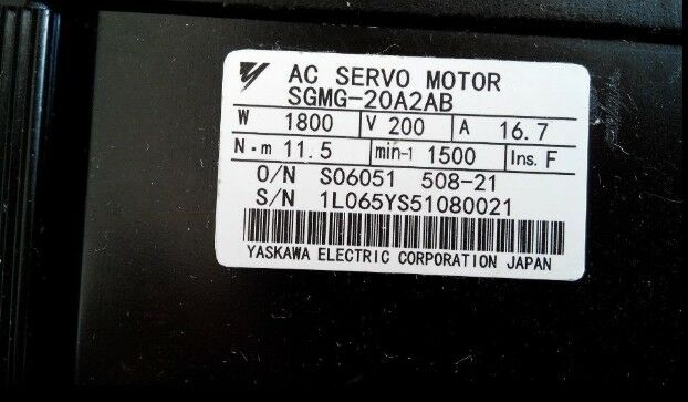 YASKAWA AC SERVO MOTOR SGMG-20A2AB NEW ORIGINAL EXPEDITED SHIPPING