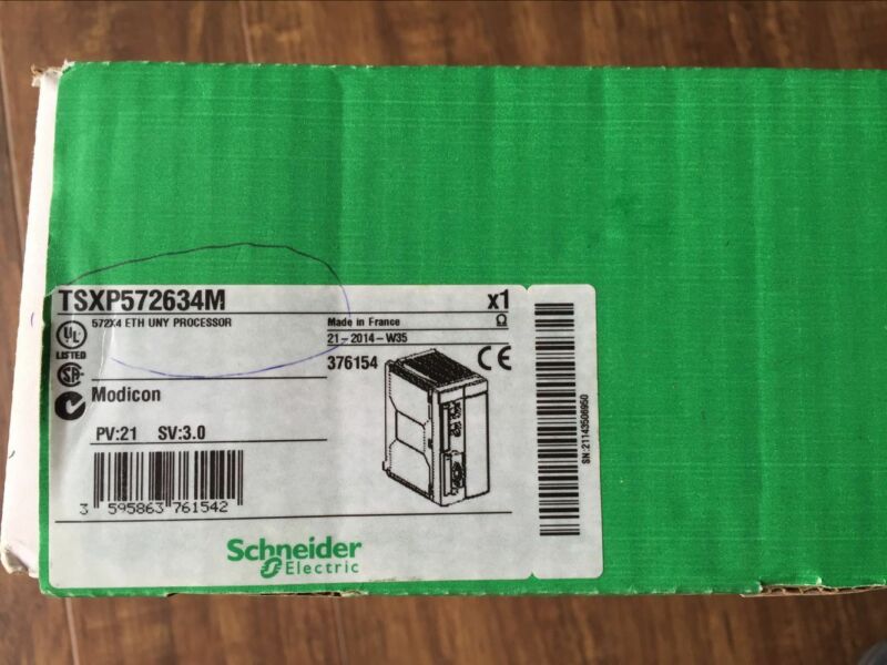 NEW ORIGINAL SCHNEIDER PROCESSOR MODULE TSXP572634M EXPEDITED SHIPPING