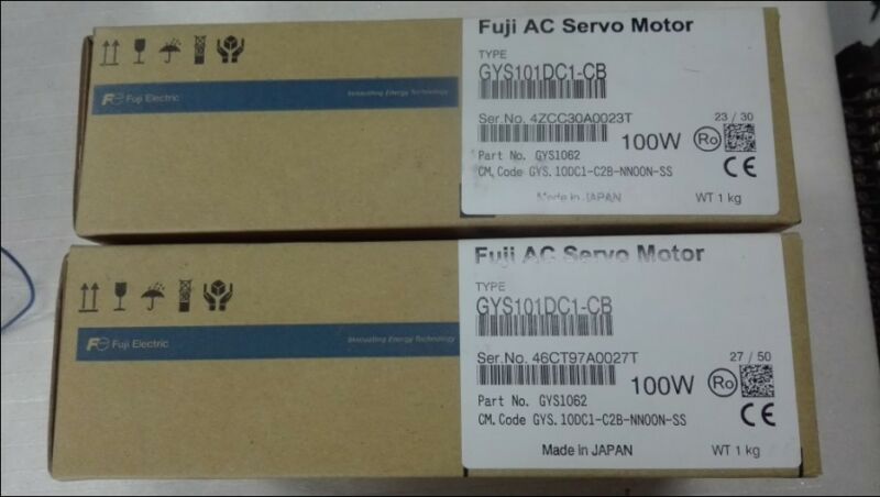 NEW ORIGINAL FUJI AC SERVO MOTOR GYS101DC1-CB EXPEDITED SHIPPING