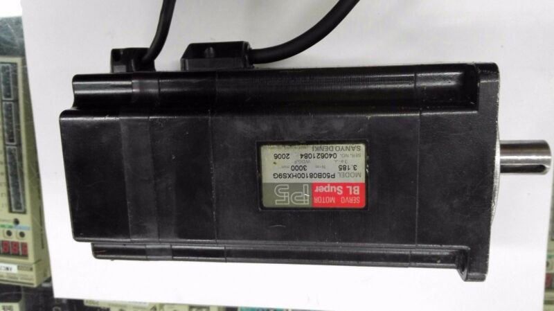 USED SANYO DENKI AC SERVO MOTOR P50B08100HXS9G EXPEDITED SHIPPING