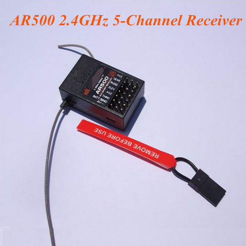 AR500 RX 5CH Full Range 2.4GHz Sport Receiver SPMAR500 + BIND PLUG RC Airplane