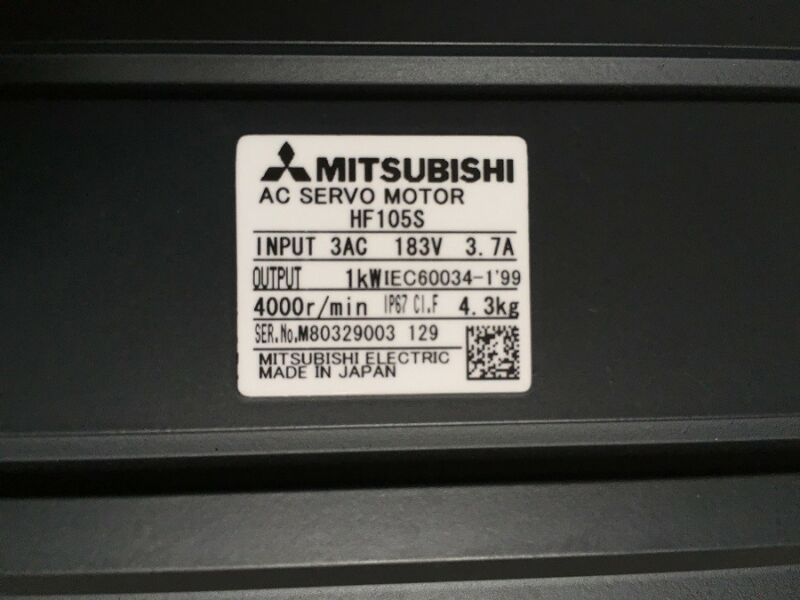 NEW ORIGINAL MITSUBISHI AC SERVO MOTOR HF105S-A51 EXPEDITED SHIPPING