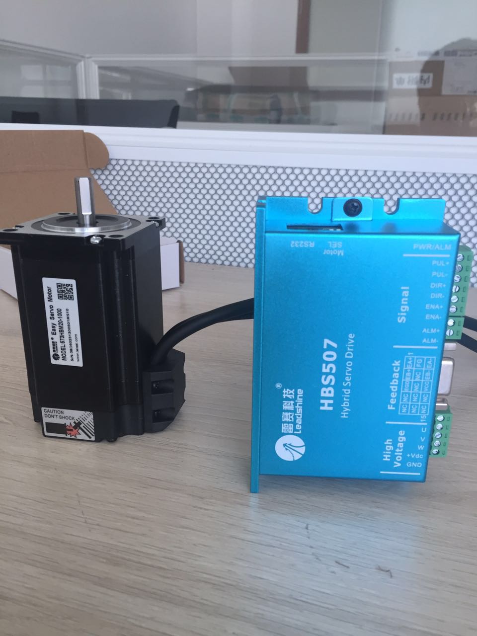 New Leadshine Closed Loop servo Drive HBS507+3-phase servo motor