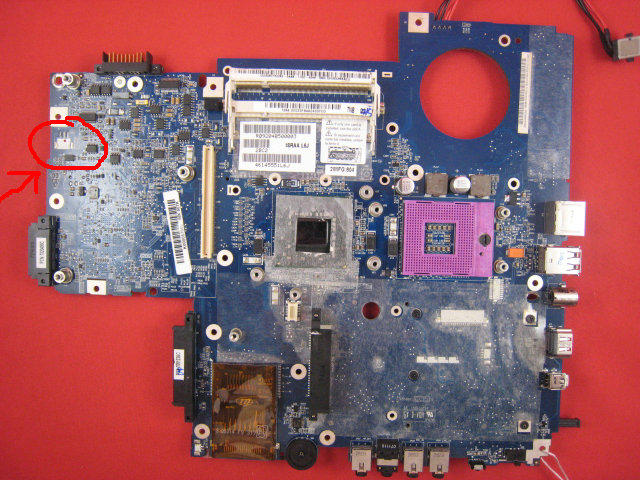 TOSHIBA X205 P205 MOTHERBOARD K000057560 LA-3441P 965