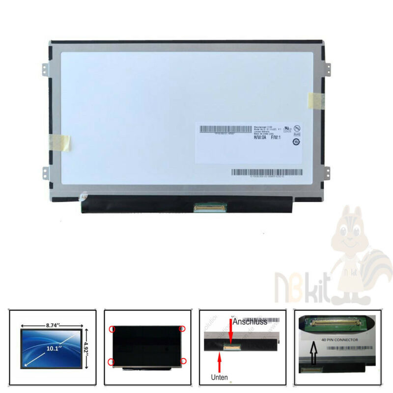 10.1"LED LCD Screen for Acer aspire one D255 D255E-13111 D257E D257-1497 ZE6