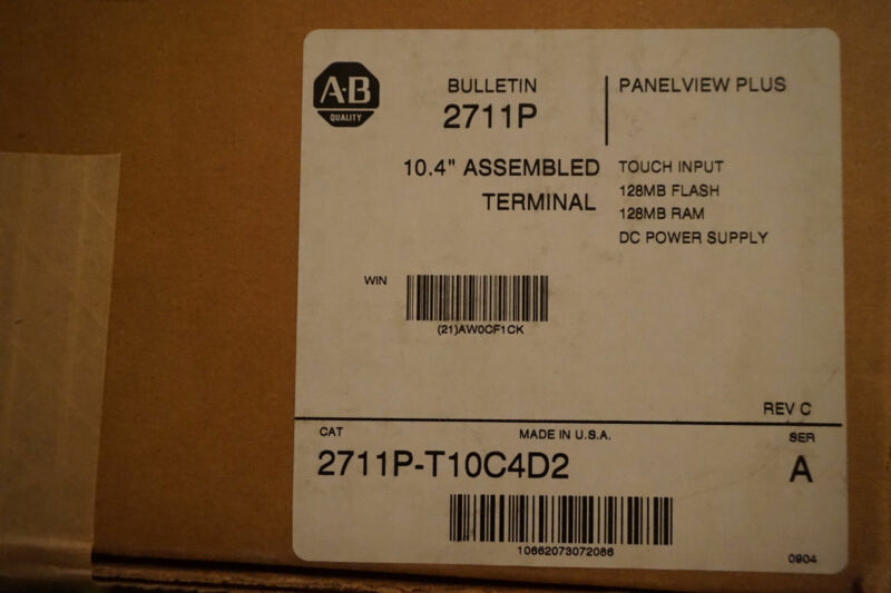 Allen Bradley 2711P-T10C4D2 2711PT10C4D2 NEW IN BOX 1pcs