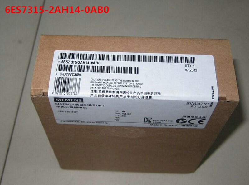 SIEMENS 6ES7315-2AH14-0AB0 6ES7 315-2AH14-0AB0 NEW IN BOX