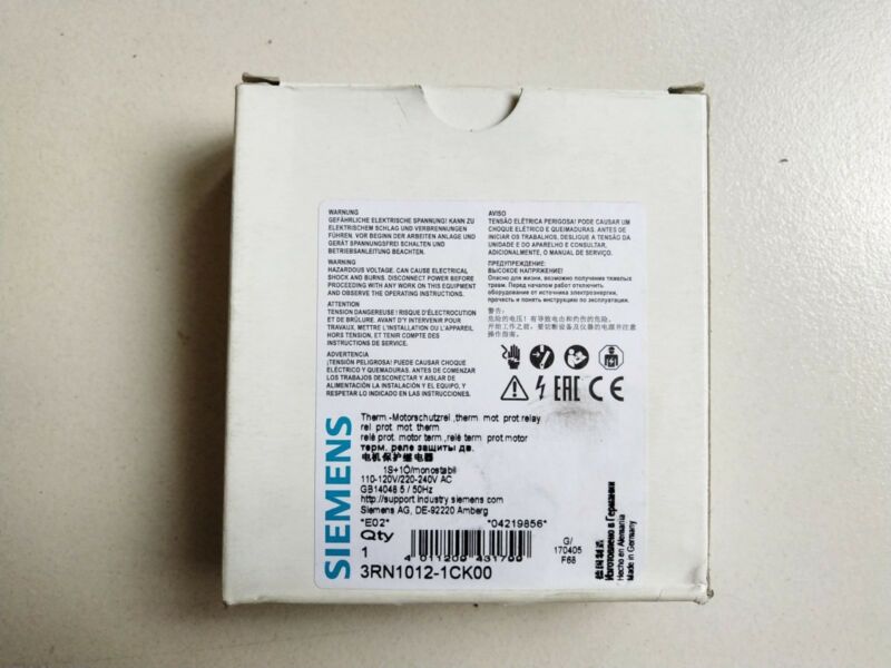 SIEMENS 3RN1012-1CK00 3RN10121CK00 NEW IN BOX 1PCS