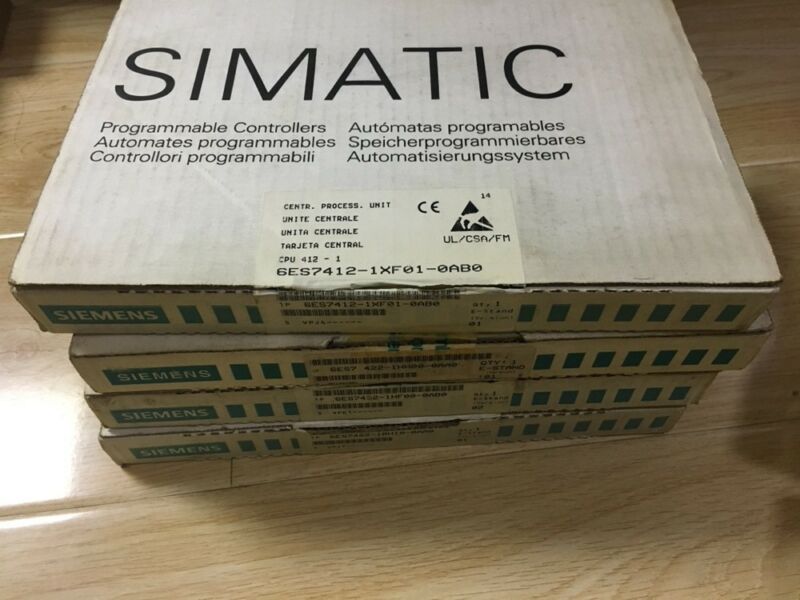 SIEMENS 6ES7412-1XF01-0AB0 6ES7 412-1XF01-0AB0 NEW IN BOX 1PCS