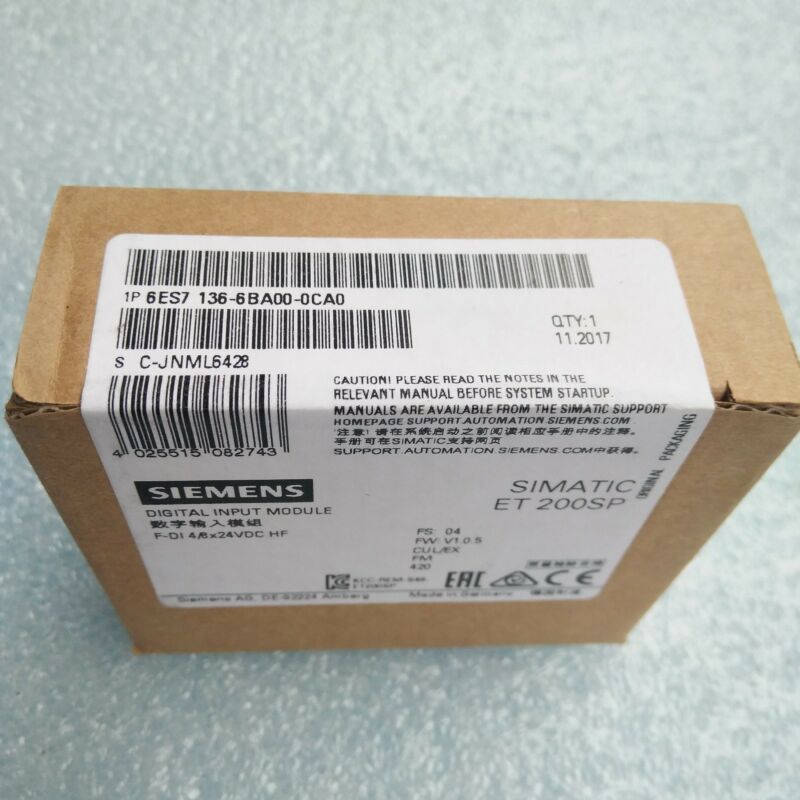 SIEMENS 6ES7136-6BA00-0CA0 6ES7 136-6BA00-0CA0 new in box 1pcs