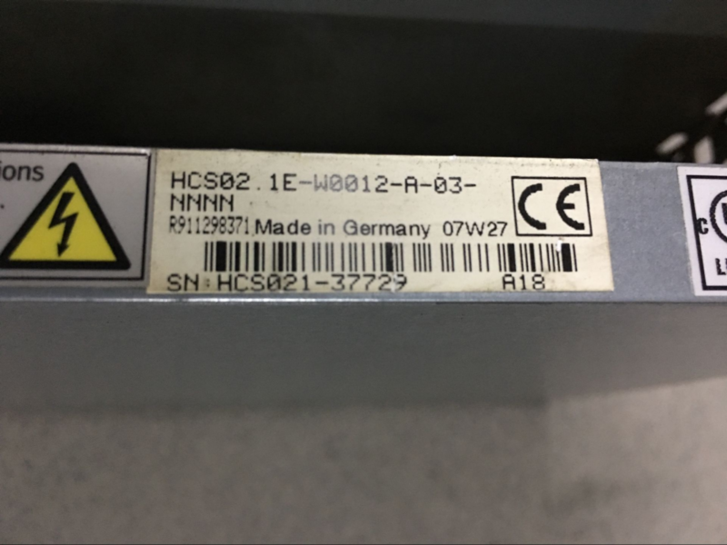 Rexroth HCS02.1E-W0012-A-03-NNNN Used 1pcs