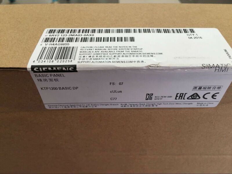 SIEMENS 6AV2123-2MA03-0AX0 6AV2123-2MA03-0AX0 New In Box 1Pcs