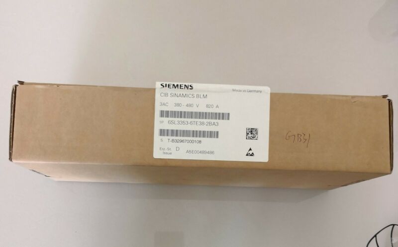 SIEMENS 6SL3353-6TE38-2BA3 6SL3 353-6TE38-2BA3 New In Box 1Pcs