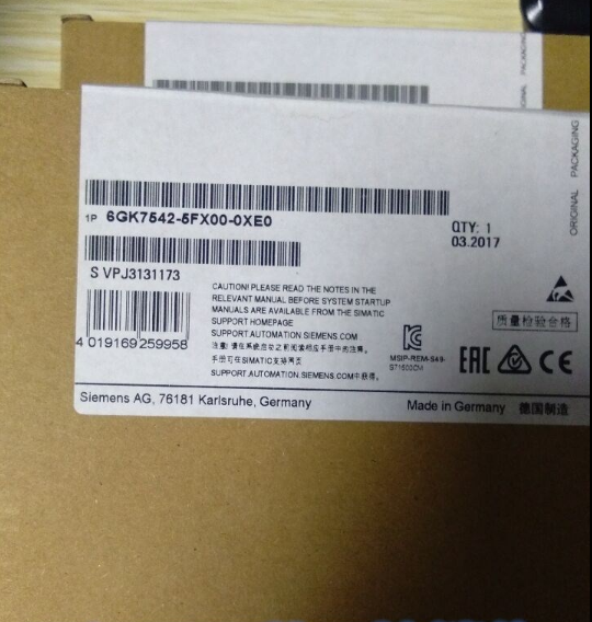 SIEMENS 6GK7542-5FX00-0XE0 6GK7 542-5FX00-0XE0 New In Box 1PCS