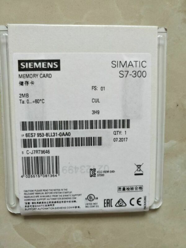 SIEMENS 6ES7953-8LJ31-0AA0 6ES7 953-8LJ31-0AA0 New In Box 1PCS