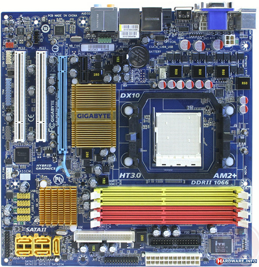 Gigabyte Socket AM2 Motherboard 780G GA-MA78GM-S2H HDMI HTPC