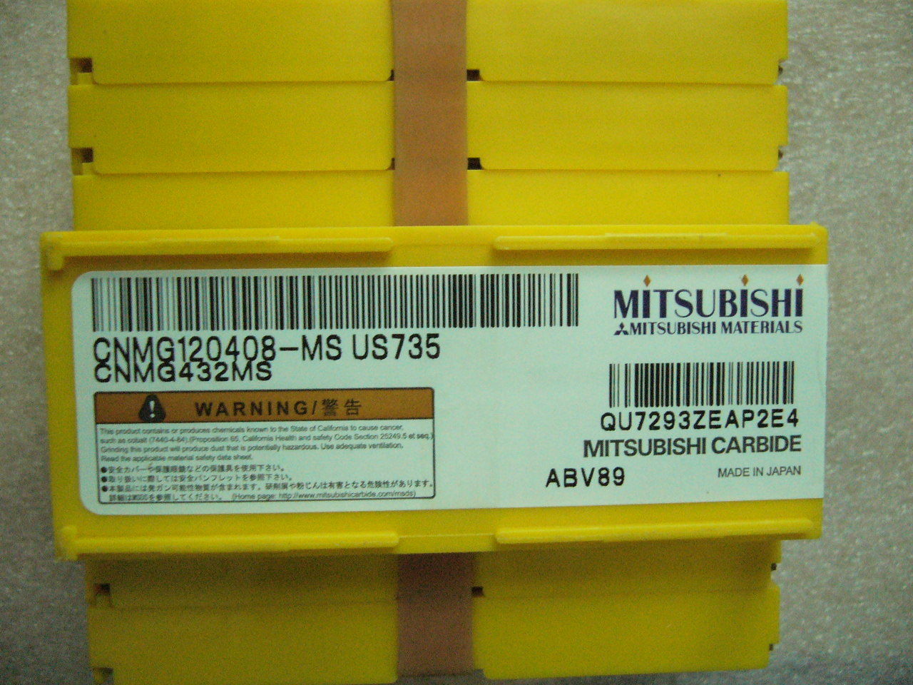 QTY 100x Mitsubishi CNMG432MS CNMG120408-MS US735 NEW