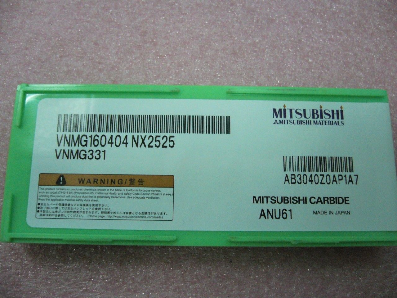 QTY 10x Mitsubishi VNMG331 VNMG160404 NX2525 NEW