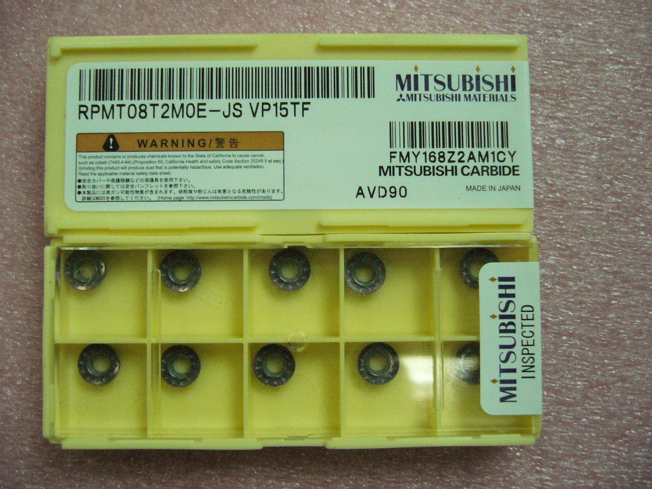 QTY 10x Mitsubishi RPMT08T2MOE-JS VP15TF NEW