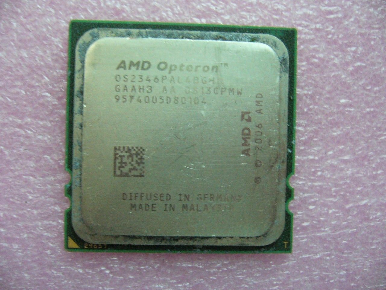 QTY 1x AMD Opteron 2346 HE 1.8 GHz Quad-Core (OS2346PAL4BGH) CPU Socket F 1207