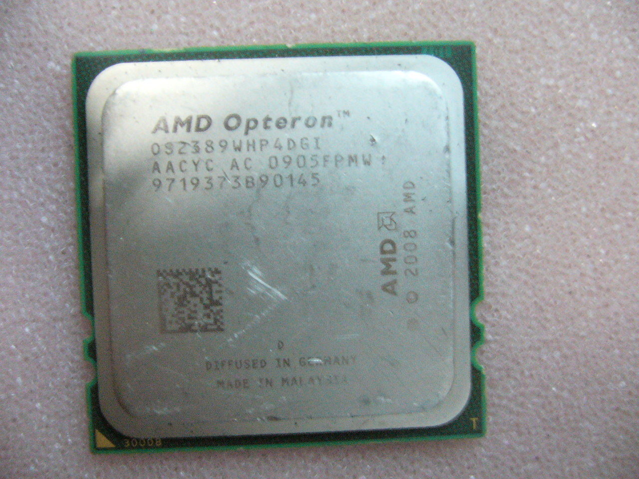 QTY 1x AMD Opteron 2389 2.9 GHz Quad-Core (OS2389WHP4DGI) CPU Socket F 1207