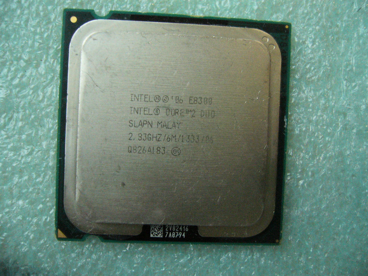 QTY 1x INTEL Core 2 Duo E8300 CPU 2.83GHz 6MB/1333Mhz LGA775 SLAPN