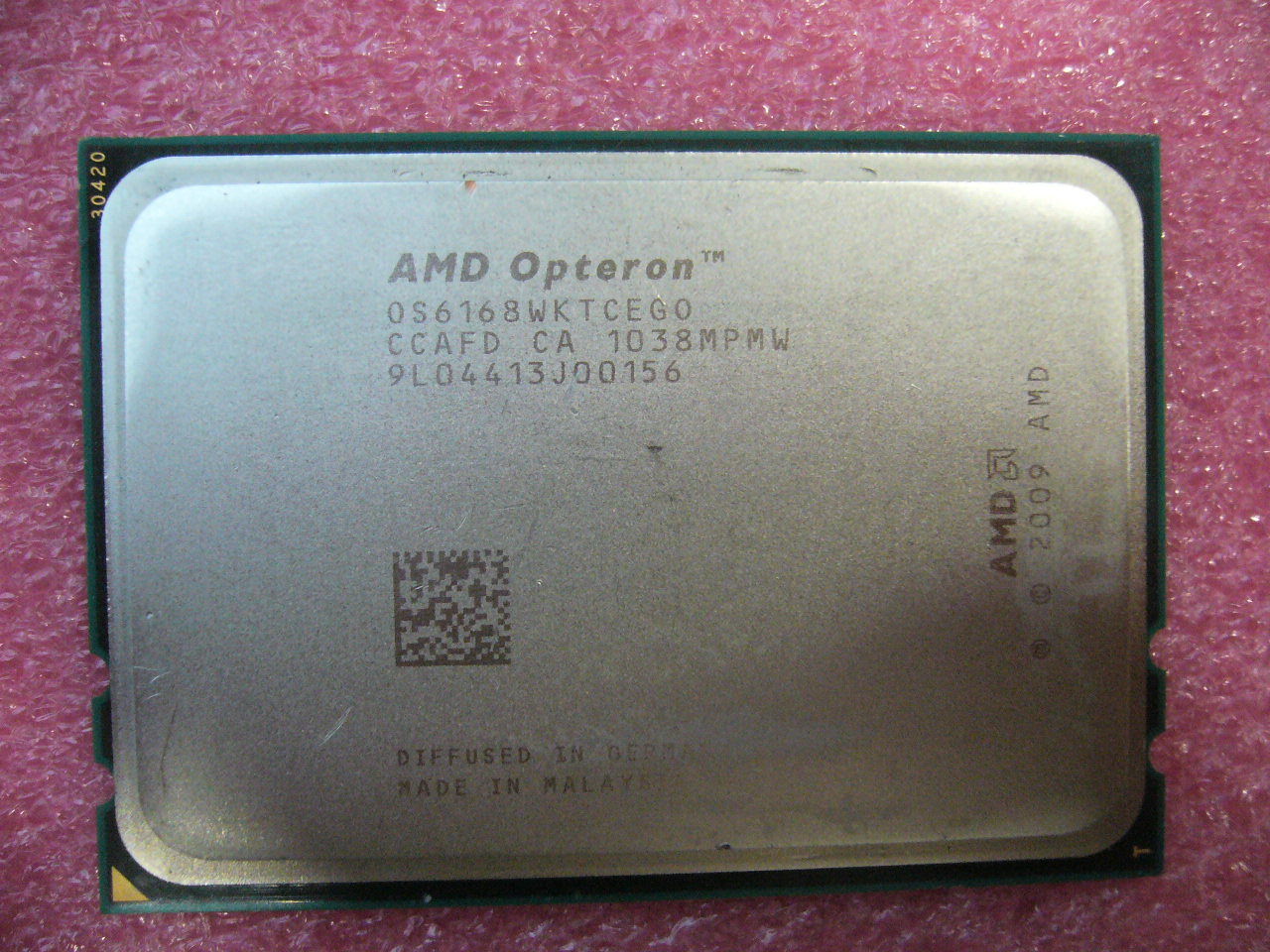 QTY 1x AMD Opteron 6168 1.9 GHz Twelve Core (OS6168WKTCEGO) CPU Tested G34