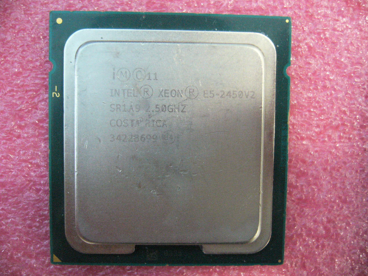 QTY 1x Intel CPU E5-2450 V2 8-Cores 2.5Ghz LGA1356 SR1A9