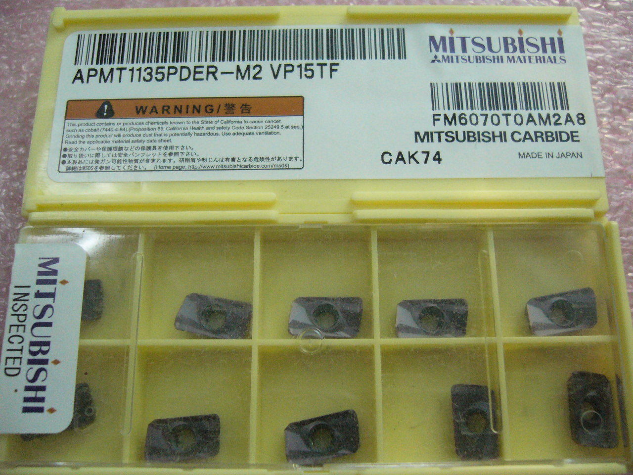 QTY 20x Mitsubishi APMT1135PDER-M2 VP15TF NEW