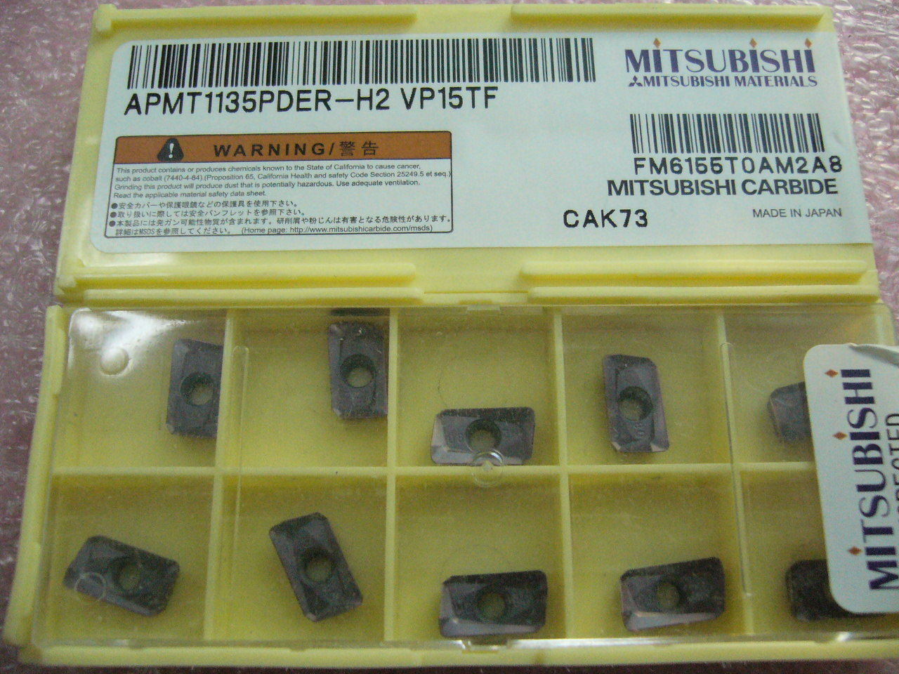 QTY 20x Mitsubishi APMT1135PDER-H2 VP15TF NEW