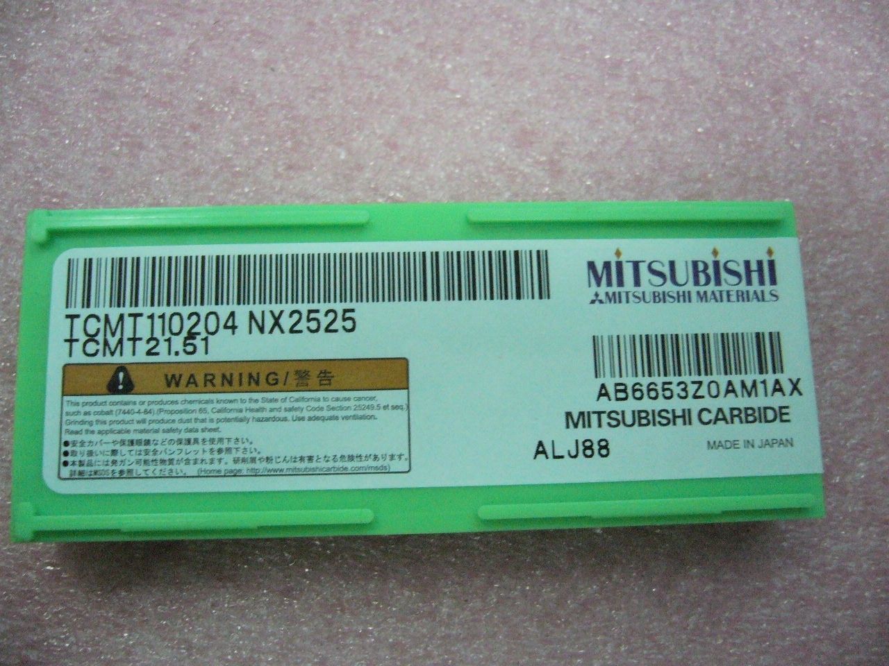 QTY 20x Mitsubishi TCMT21.51 TCMT110204 NX2525 NEW