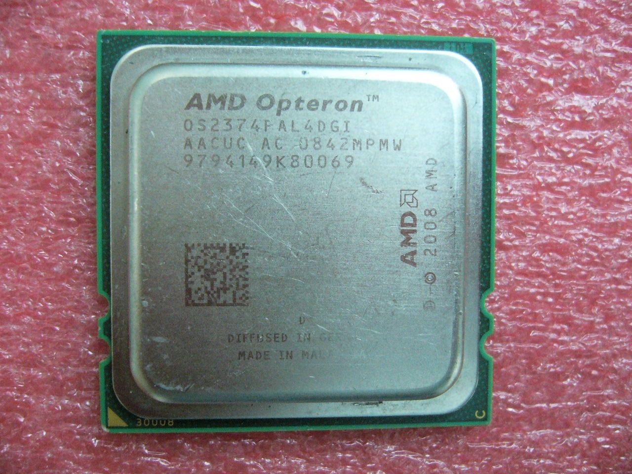 QTY 1x AMD Opteron 2374 HE 2.2 GHz Quad-Core OS2374PAL4DGI CPU Socket F 1207