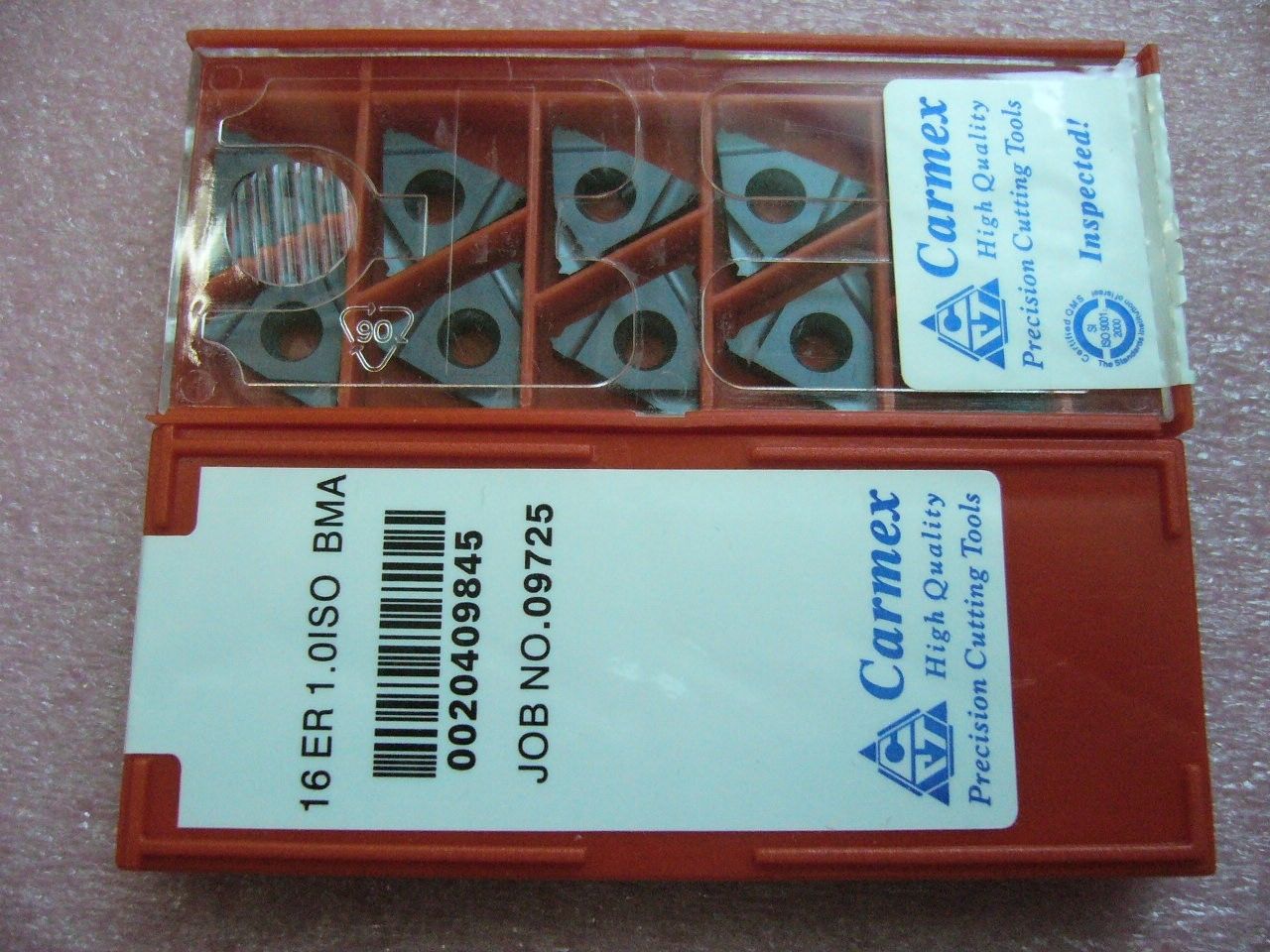 NEW QTY 10x Carmex 16 ER 1.0 ISO BMA Threading Inserts