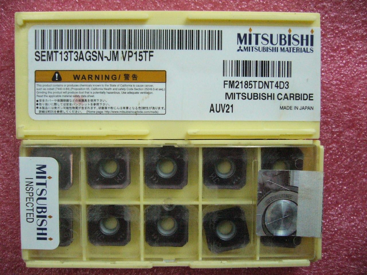 QTY 10x Mitsubishi SEMT13T3AGSN-JM VP15TF NEW