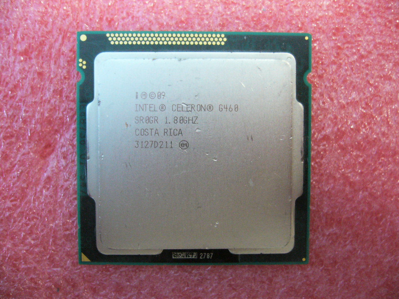 QTY 1x INTEL Celeron CPU G460 1.8GHZ 1.5MB LGA1155 SR0GR