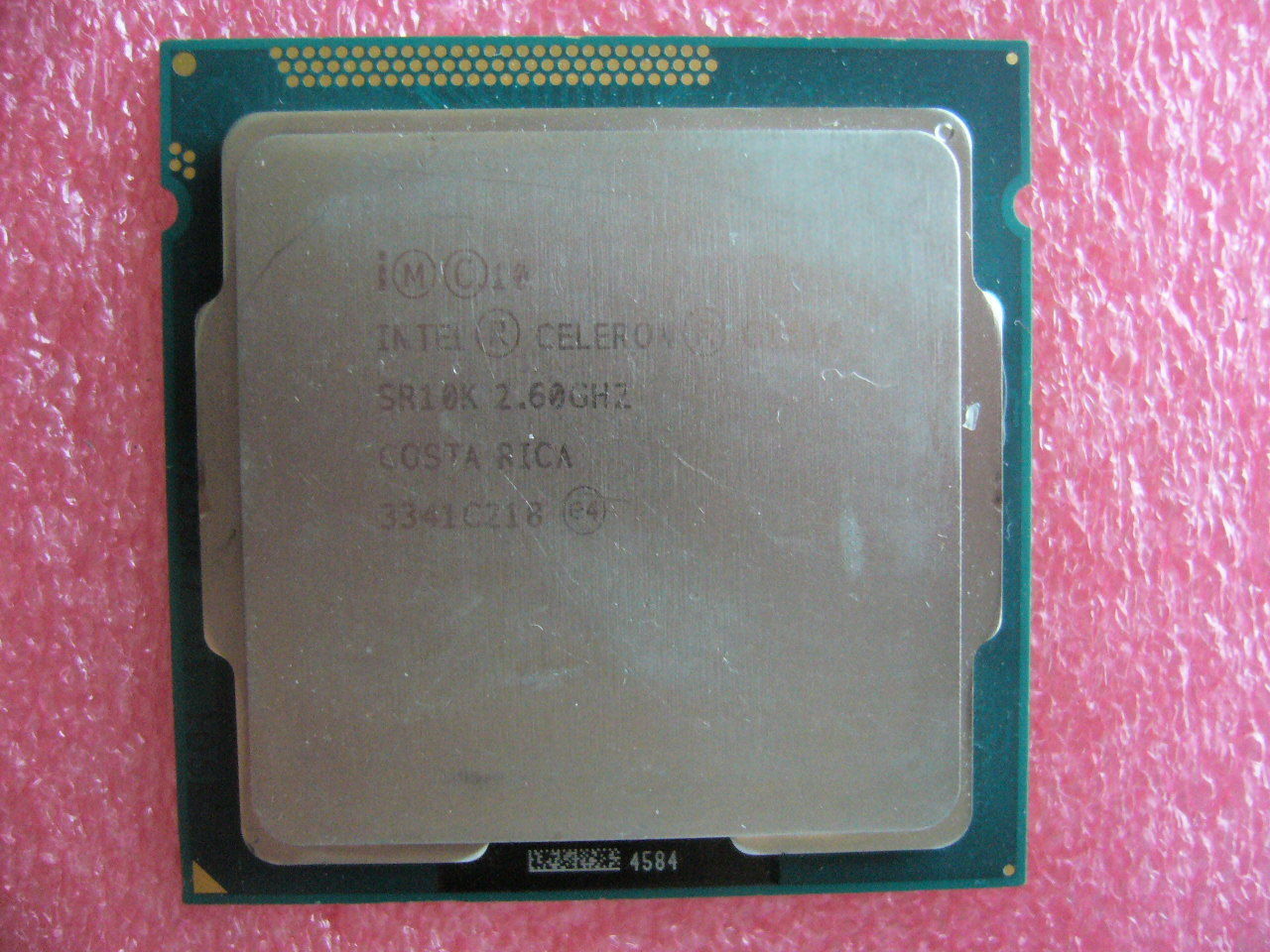 QTY 1x INTEL Celeron CPU G1610 2.6GHZ/2MB LGA1155 SR10K