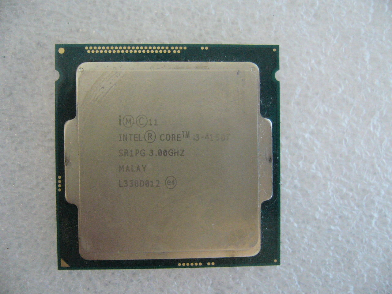 QTY 1x Intel CPU i3-4150T Dual-Cores 3.0Ghz LGA1150 SR1PG NOT WORKING